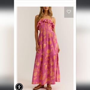 Zsupply bahari sunshine midi dress